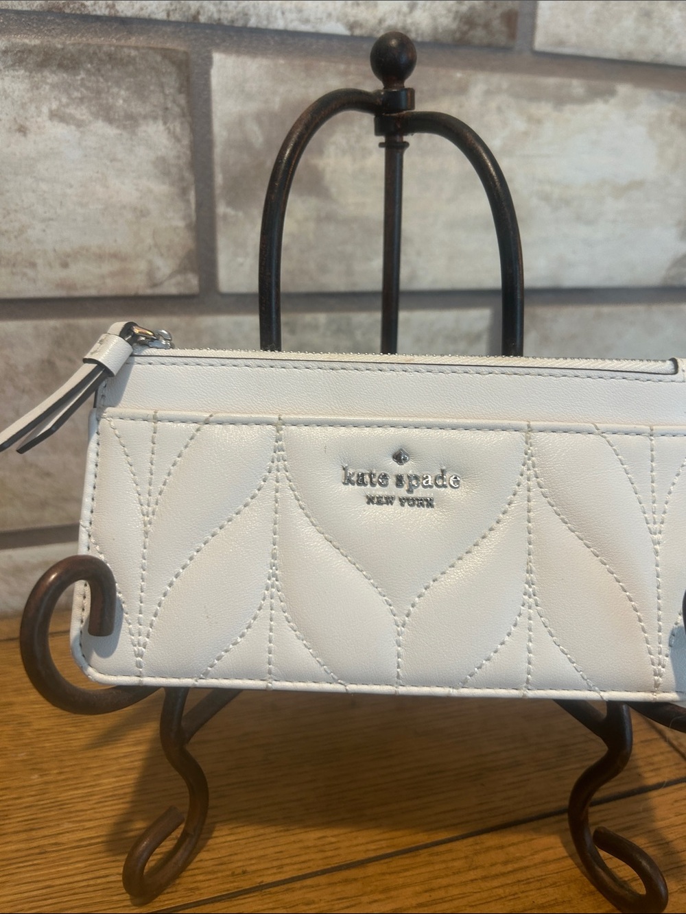 Kate Spade Briar Lane Quilted Large Slim Card Holder NWOT